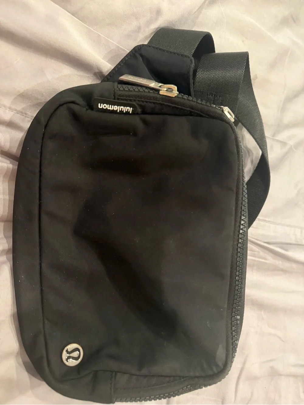 lululemon athletica Black Sling Belt Bag